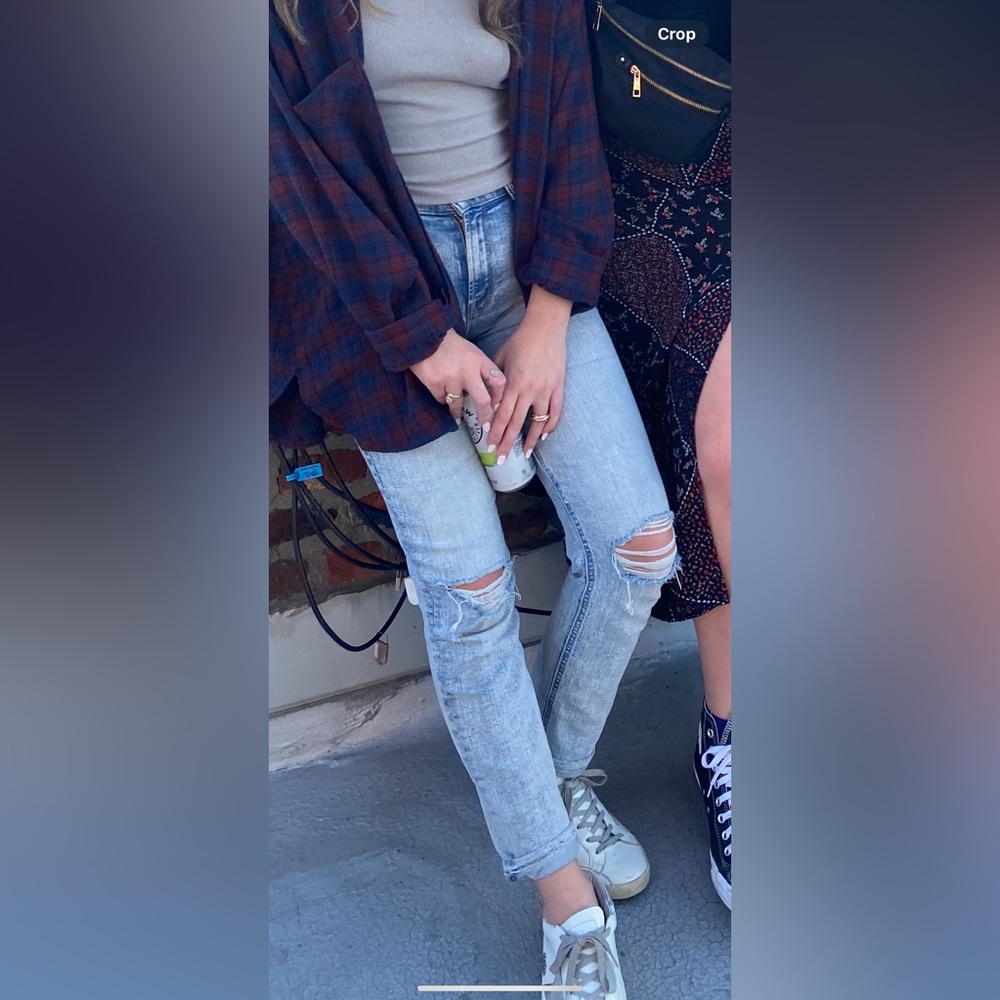 Mother denim light wash jeans